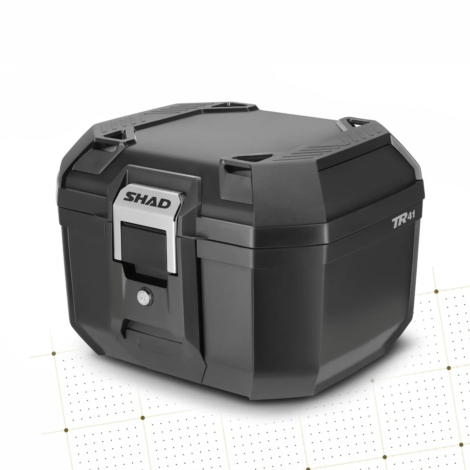 SHAD TR-41 TERRA ALİMİNYUM SİYAH ARKA ÇANTA ( TOPCASE )